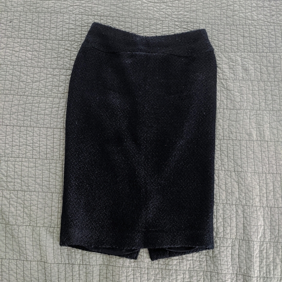 Navy Pencil Skirt - Picture 1 of 3